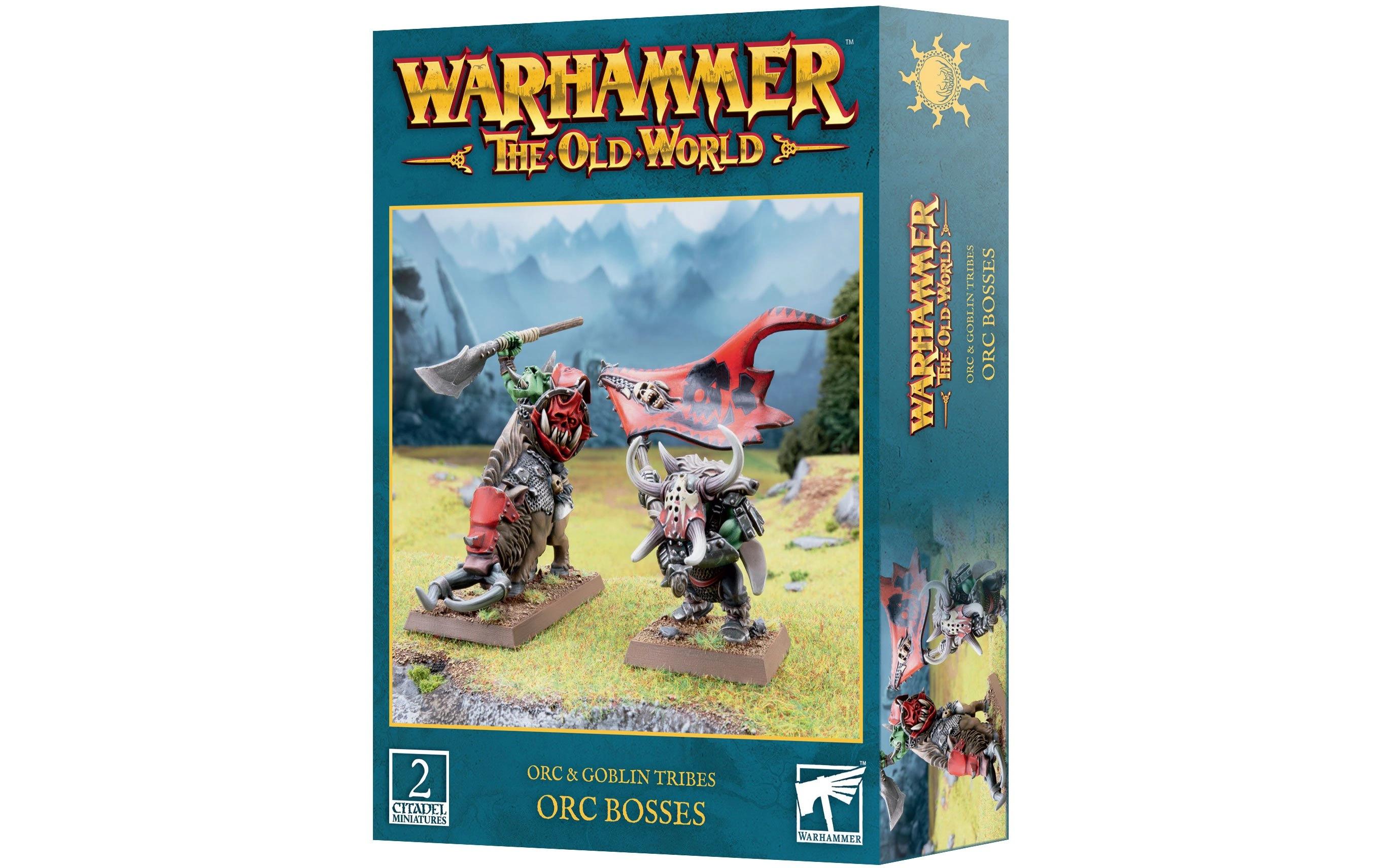 Figurenset Warhammer The old World Orc BossesWarhammer The old World Orc Goblin Tribes Miniaturen: Ork Bosse