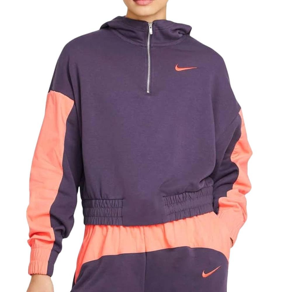 Nike Sweat à capuche Violet/Corail Femme Nike Clash Over