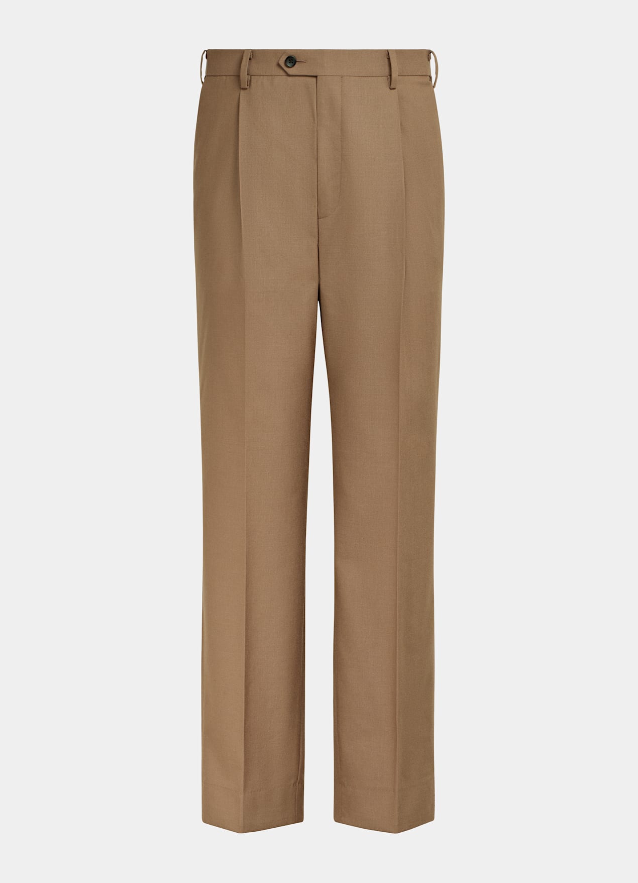 Costume Havana coupe Tailored marron moyen