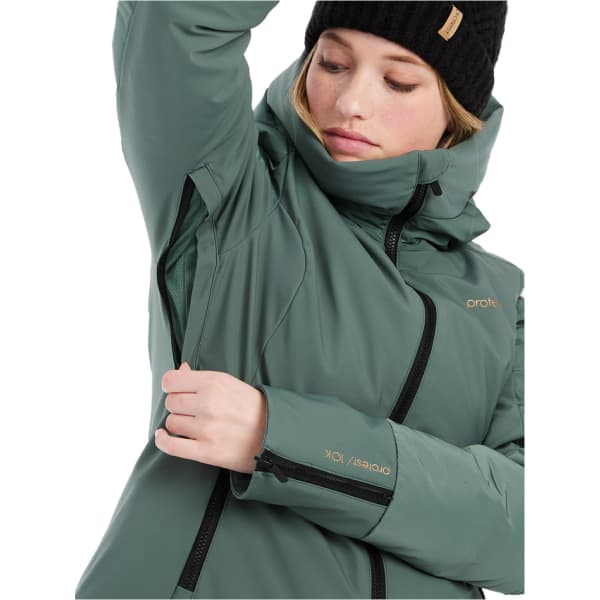 Veste de ski PROTEST PRTMERCURY SNOWJACKET W EVERGREEN