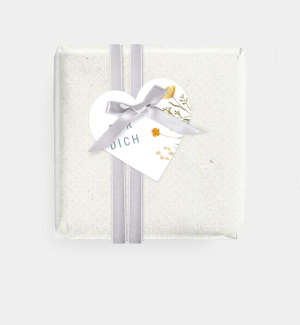 Geschenkanhänger Glorious Easter, Herz-Geschenkanhänger (55 x 55mm)