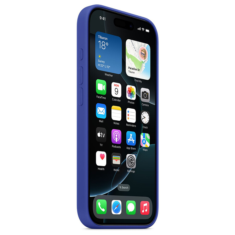 Apple Coque en silicone avec MagSafe Outremer - iPhone 16 Pro