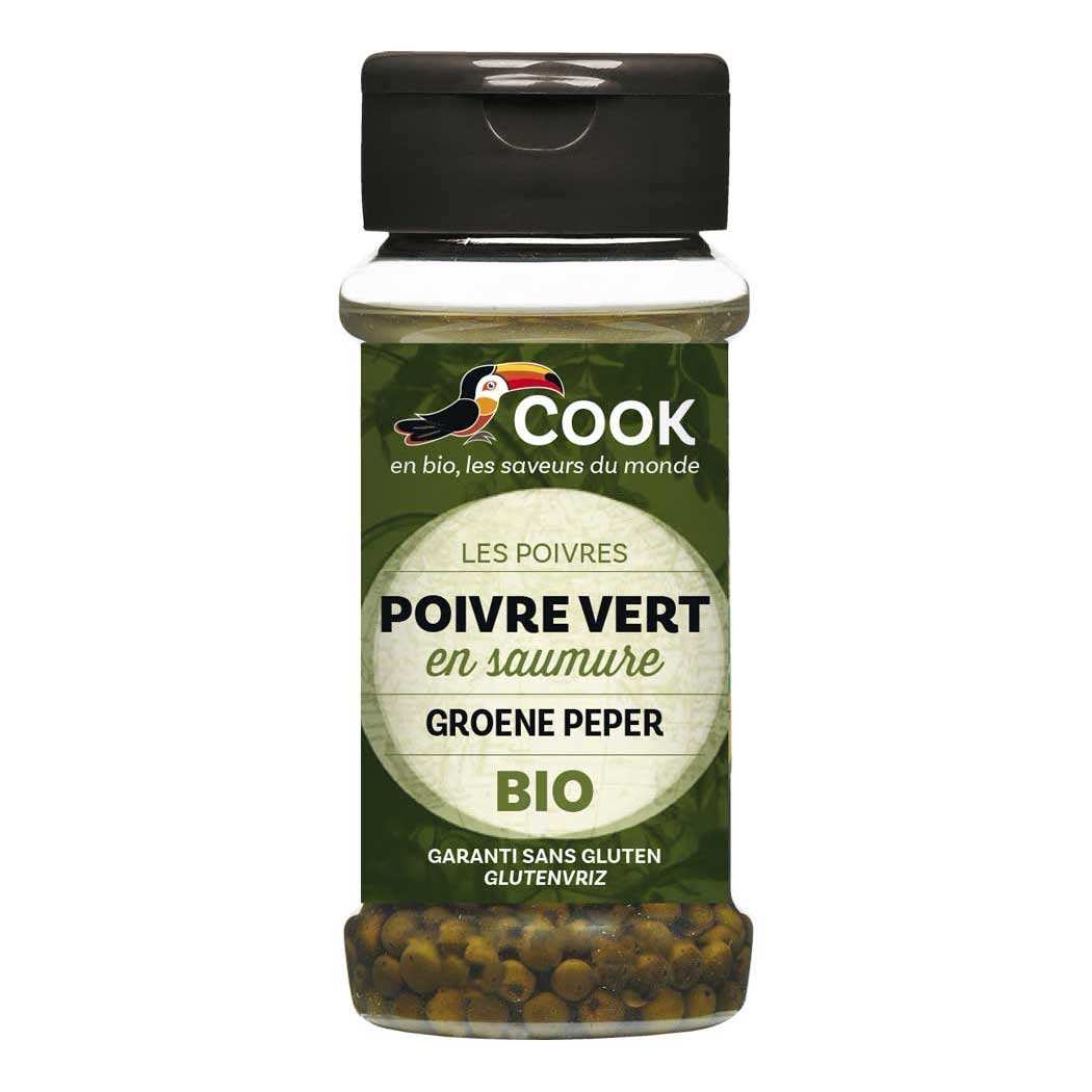 Poivre vert en saumure bio