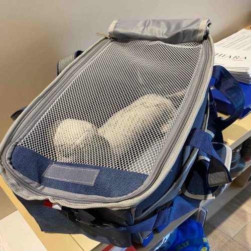 Bolsa de viagem Tommy para cães, azul