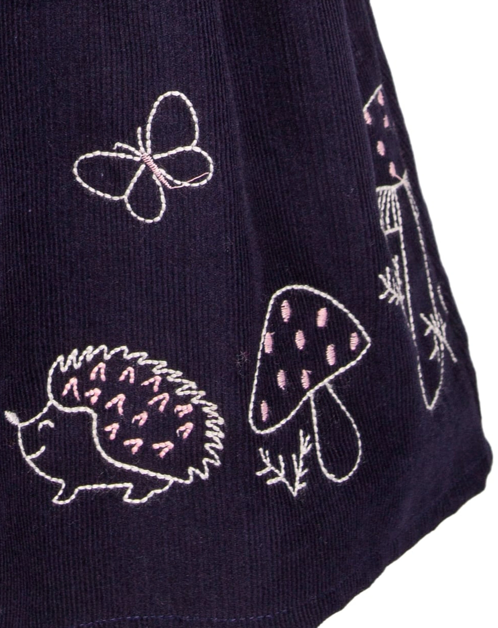 Cordkleid KANIN in navy