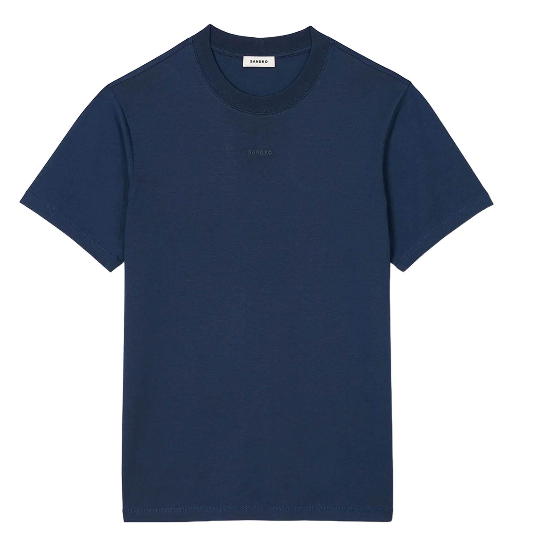 Tee-shirt droit en coton | Bleu
