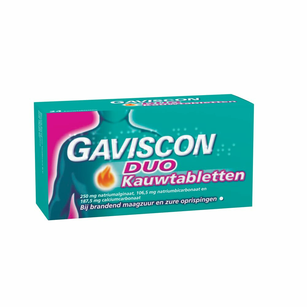 Gaviscon Duo Kauwtabletten24 stuks