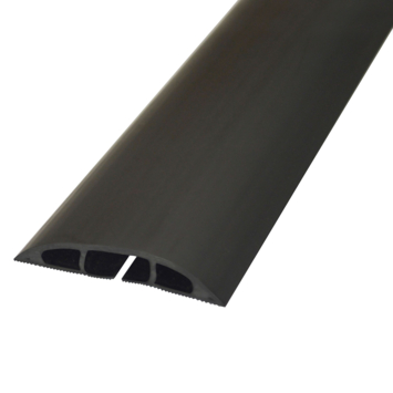 D-line kabelgoot halfrond zwart 60/12 mm 1.8 meter