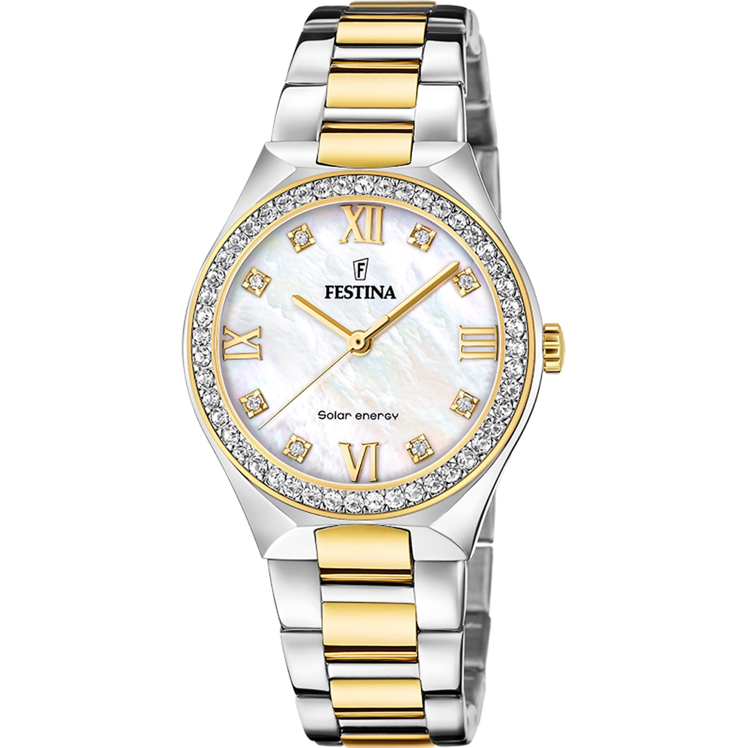 Festina Solar Energy Bicolor / Perlmutt 35mm