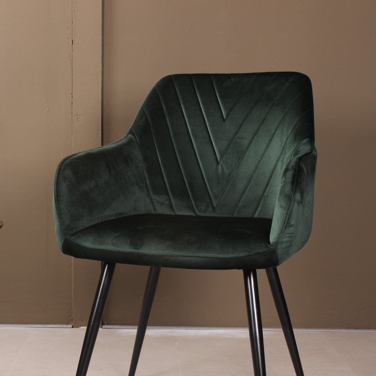 DS4U - Gaby armstoel velvet groen