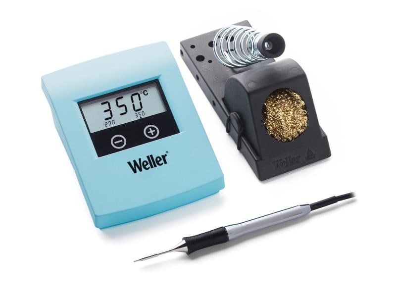Weller Lötstation WSM 1C Set, 1-Kanal, 50W Akku-Lötstation WSM 1C mit Lötkolben WMRP