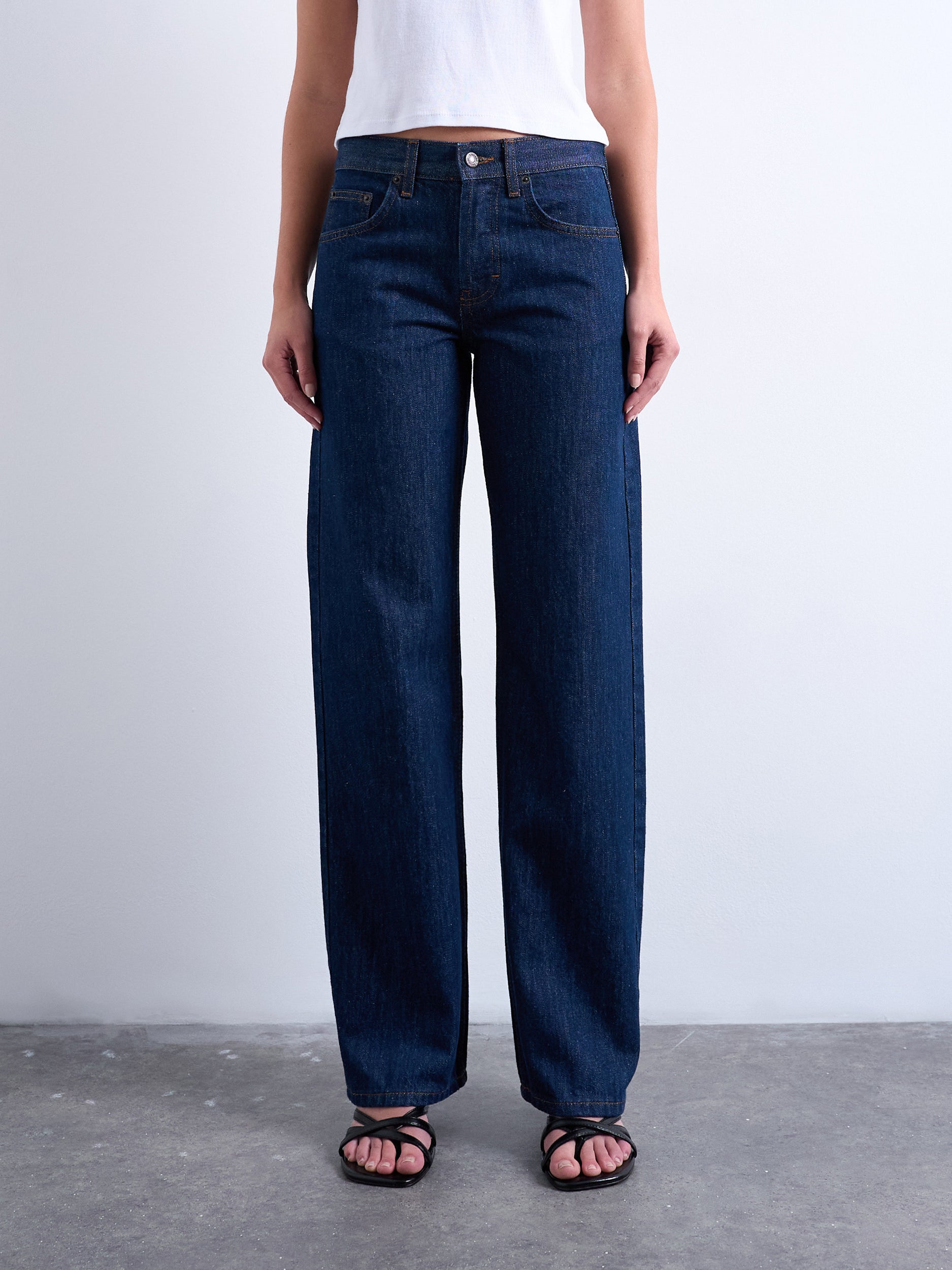 TSEMBER Low rise Wide leg fit Jeans