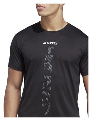 Maillot manches courtes adidas Terrex Agravic Noir