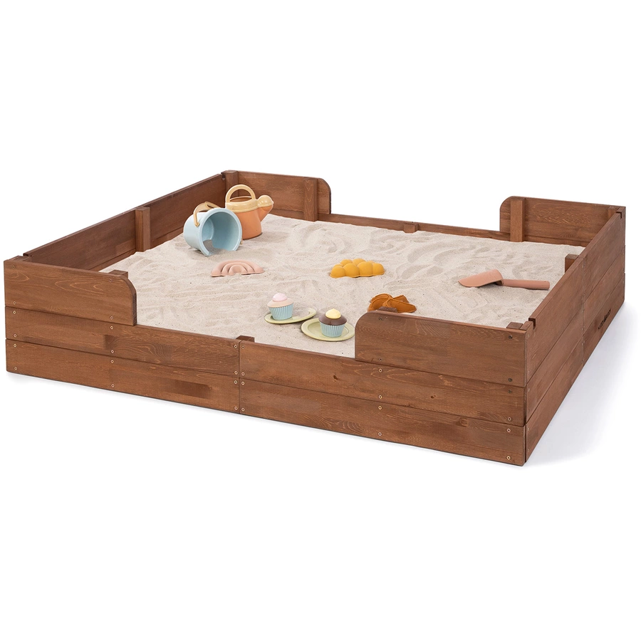 MUDDY BUDDY® Sandkasten mit Zelt Safari Seeker, kakaobraun