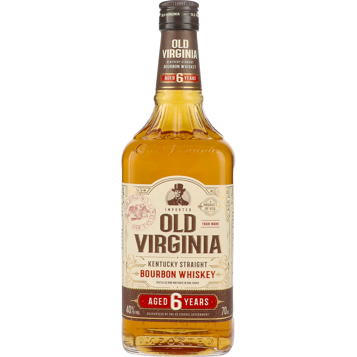 Old Virginia 6 Years Bourbon Whiskey 70 cl