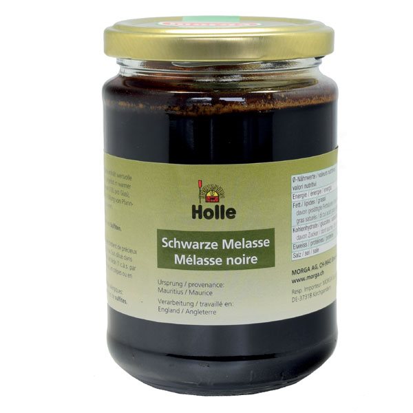 MORGA Schwarze Melasse<br>450 g, Glas, flüssig