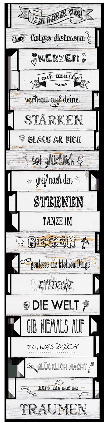 Schriftzug LIFE SLOGAN