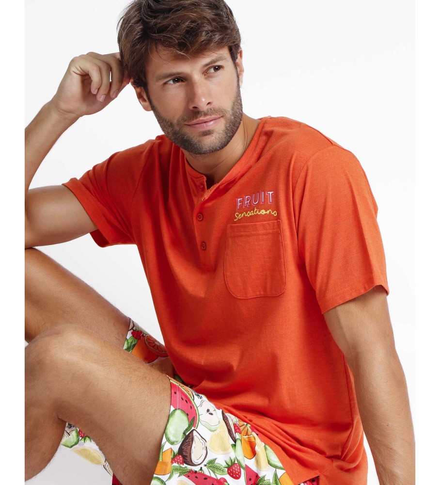 Pijama de manga curta Admas Fruit Sensations