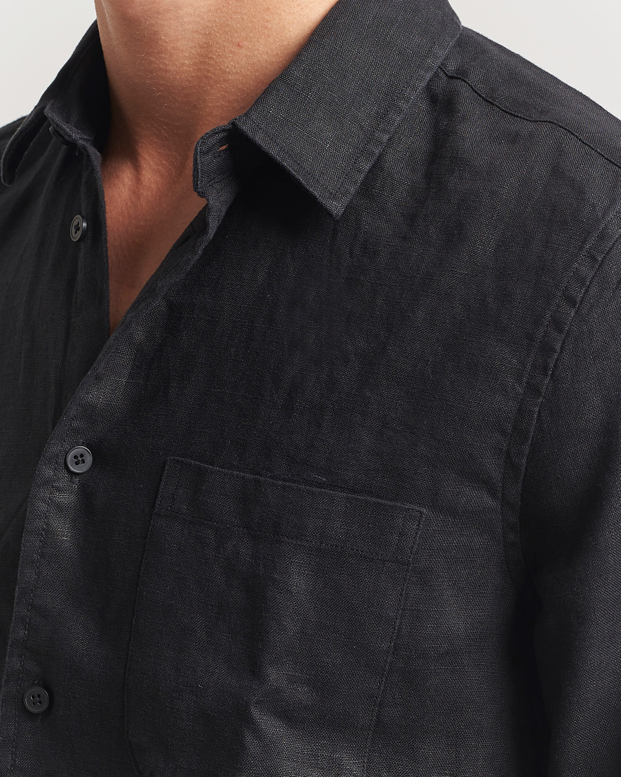 Samsøe Samsøe Liam Linen Shirt Black
