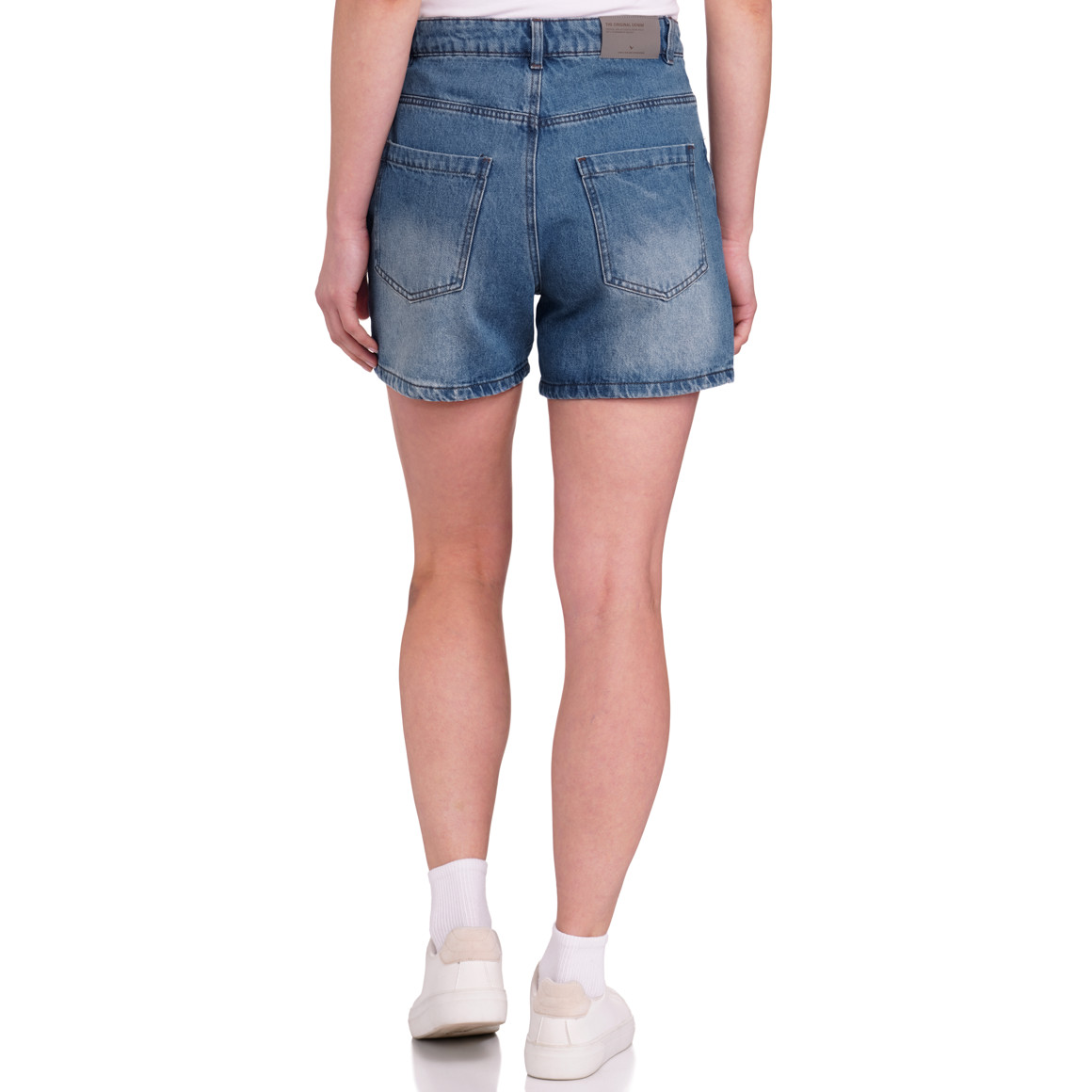 Jonas Nielsen Damen Shorts in Denim-Optik blau