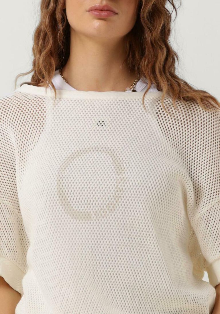10DAYS ecru 10days t-shirt mesh tee