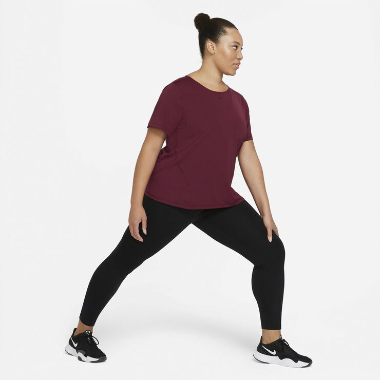 Nike Pro Mesh T Shirt Rød