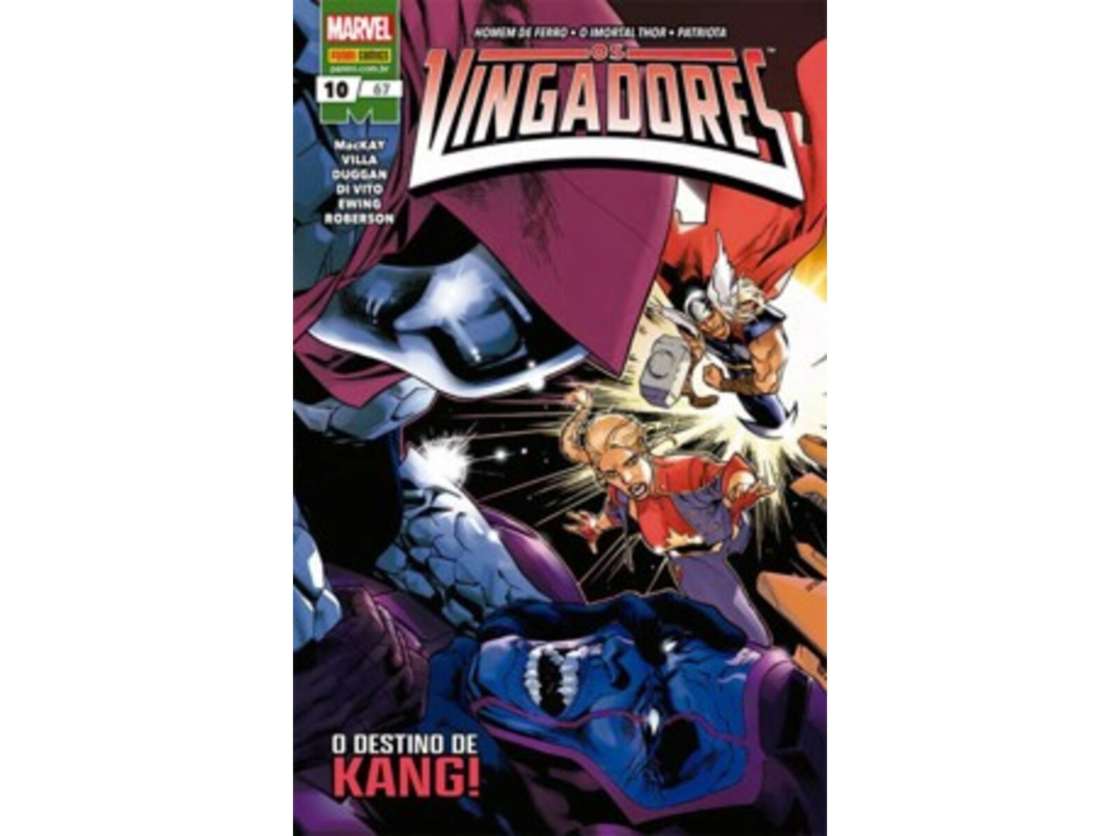 LIVRO OS VINGADORES 67