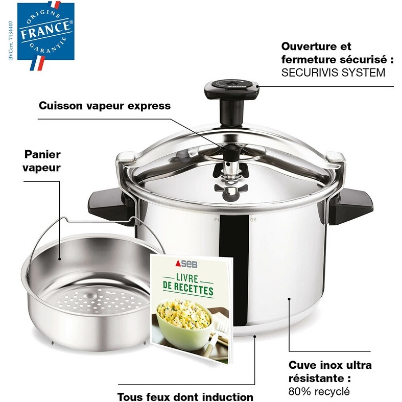 Autocuiseur Cocotte-minute Authentique Seb - 6 litres