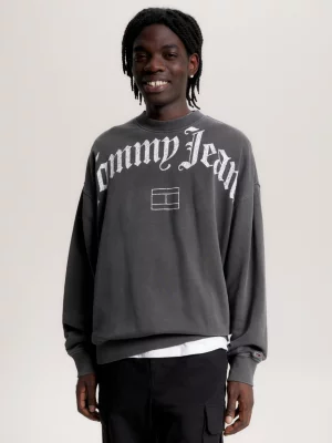 Moletom Relaxed Fit com Logo