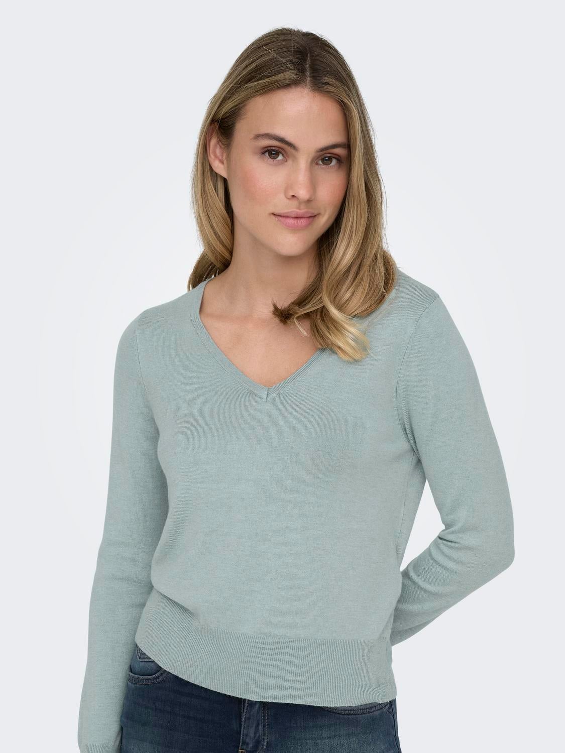 ONLVENICE Strickpullover Gray Mist