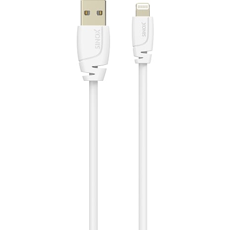 Sinox Pro USB-A til lightning kabel - hvid