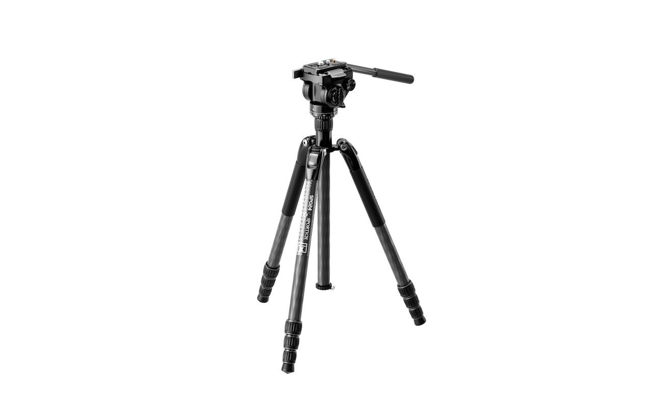 Stativ SP024+B5X Carbon<br>Carbonfaser-Stativ mit Video-Neiger