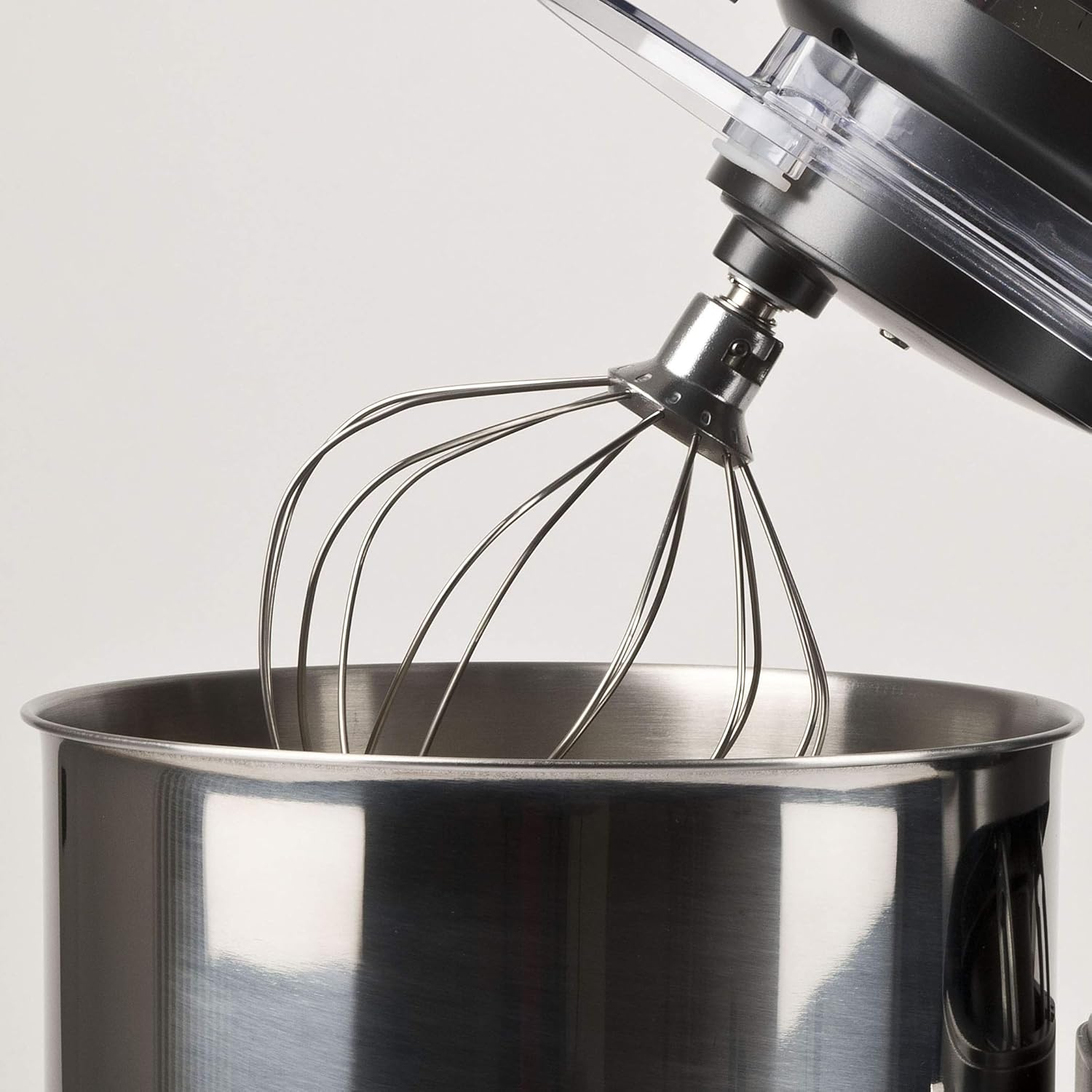 Girmi IM46 Küchenmaschine, 1800 W Max, 8 Liter, 6 Geschwindigkeiten, Pulse, Edelstahlschüssel, Sicherheitsvorrichtung, Zubehör inklusive, Anthrazitgrau