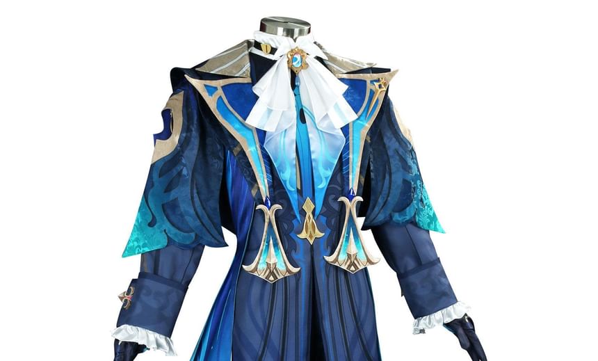 Bloomsoon - Genshin Impact Neuvillette Cosplay Kostuumset