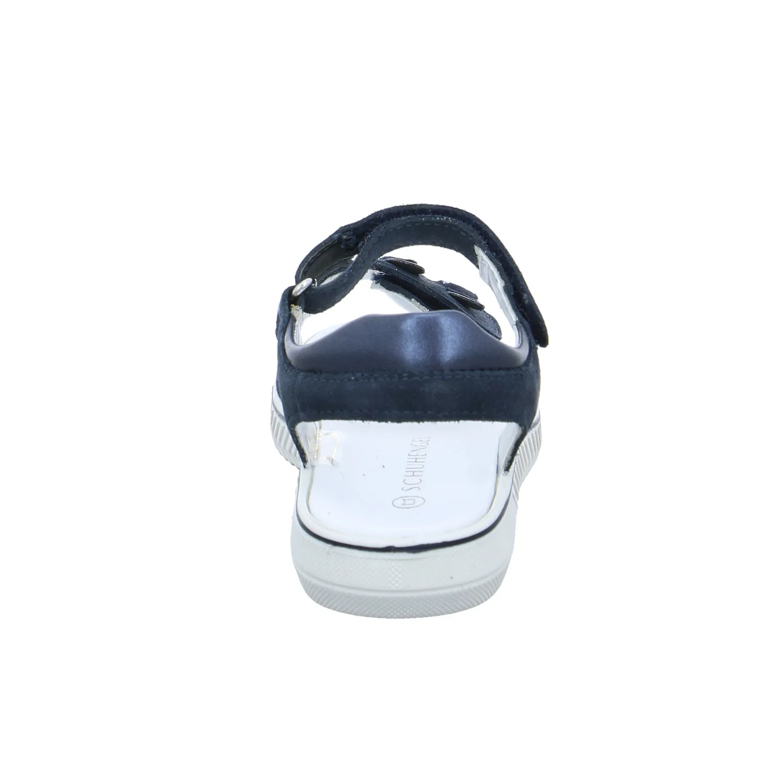 SCHUHENGEL Mädchen-Sandale Dunkelblau Leder  Sommerschuh