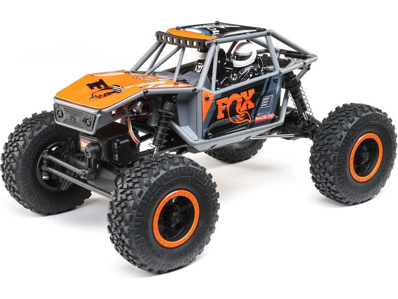 Axial Rock Crawler UTB18 Capra 4WD, Grau 1:18, RTR Unlimited Trail Buggy im RTR Komplettset
