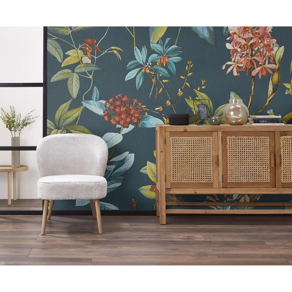 Behang Isa Blauw