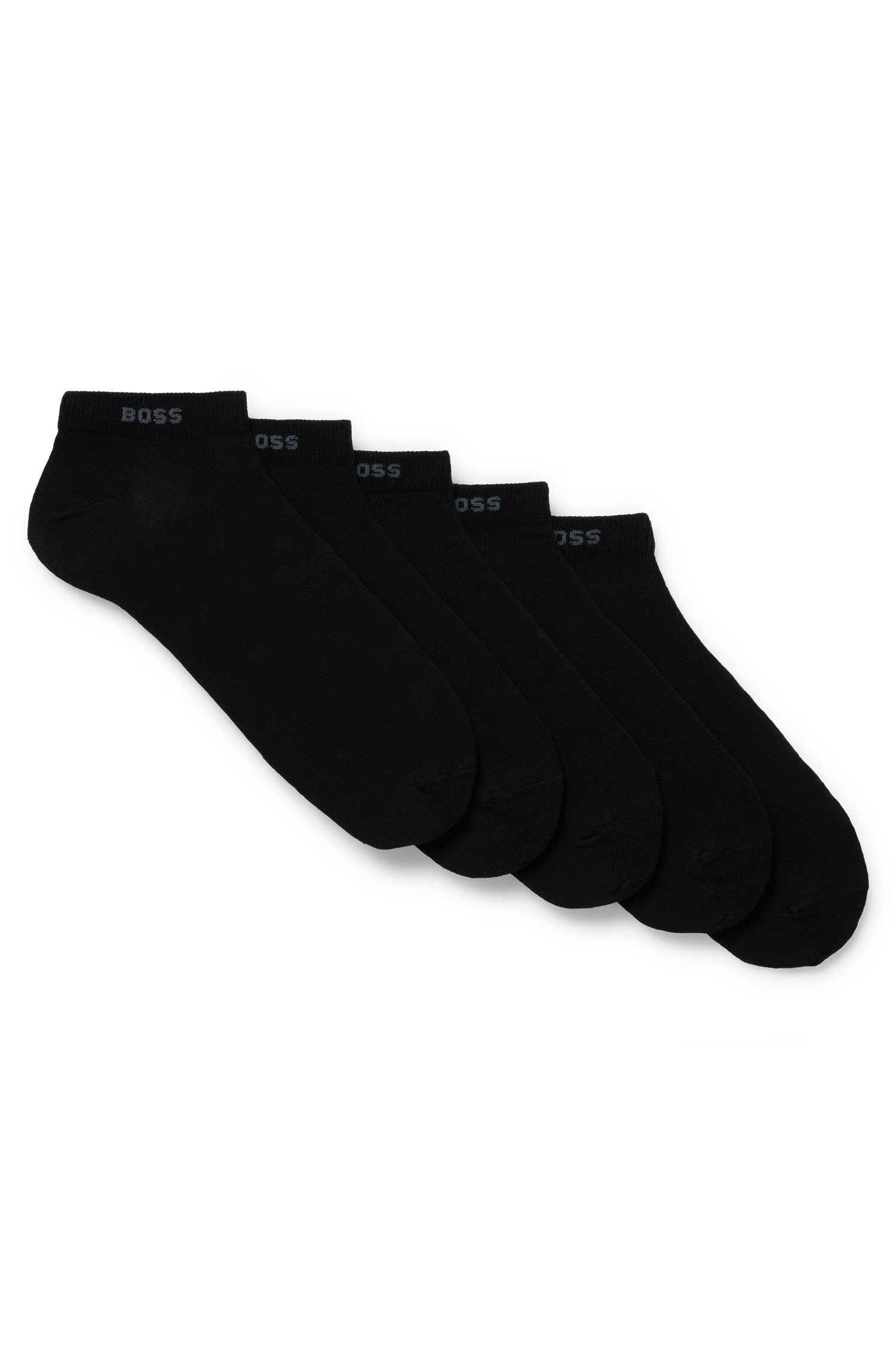 BOSS Sneakersocken »5P AS Uni CC« Packung, 5 Stk. tlg. mit BOSS Label