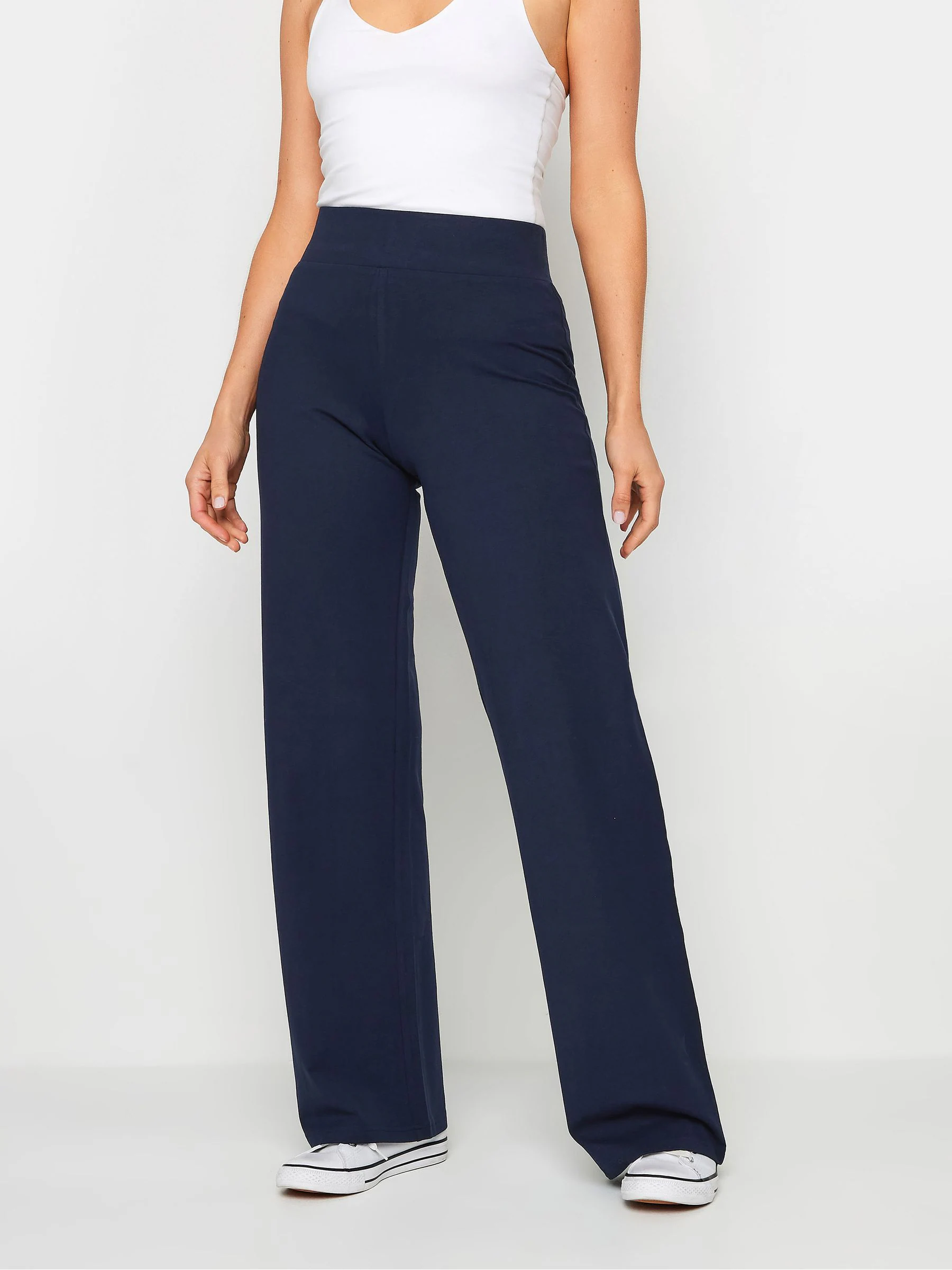 Long Tall Sally yogabroek met wijde pijpen