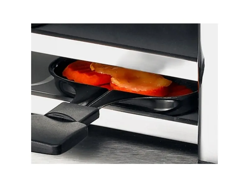 Rommelsbacher RCC 1000 Fashion - Raclette/grill - 1 kW - krom