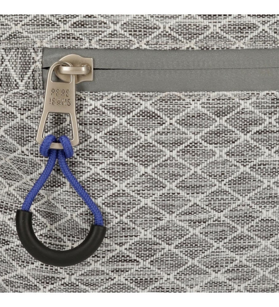 Mochila com cordão Leslie azul da Pepe Jeans