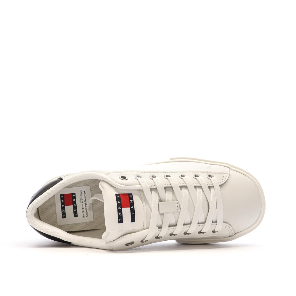 Tommy Hilfiger Baskets Noires Femme Tommy Hilfiger Foxing