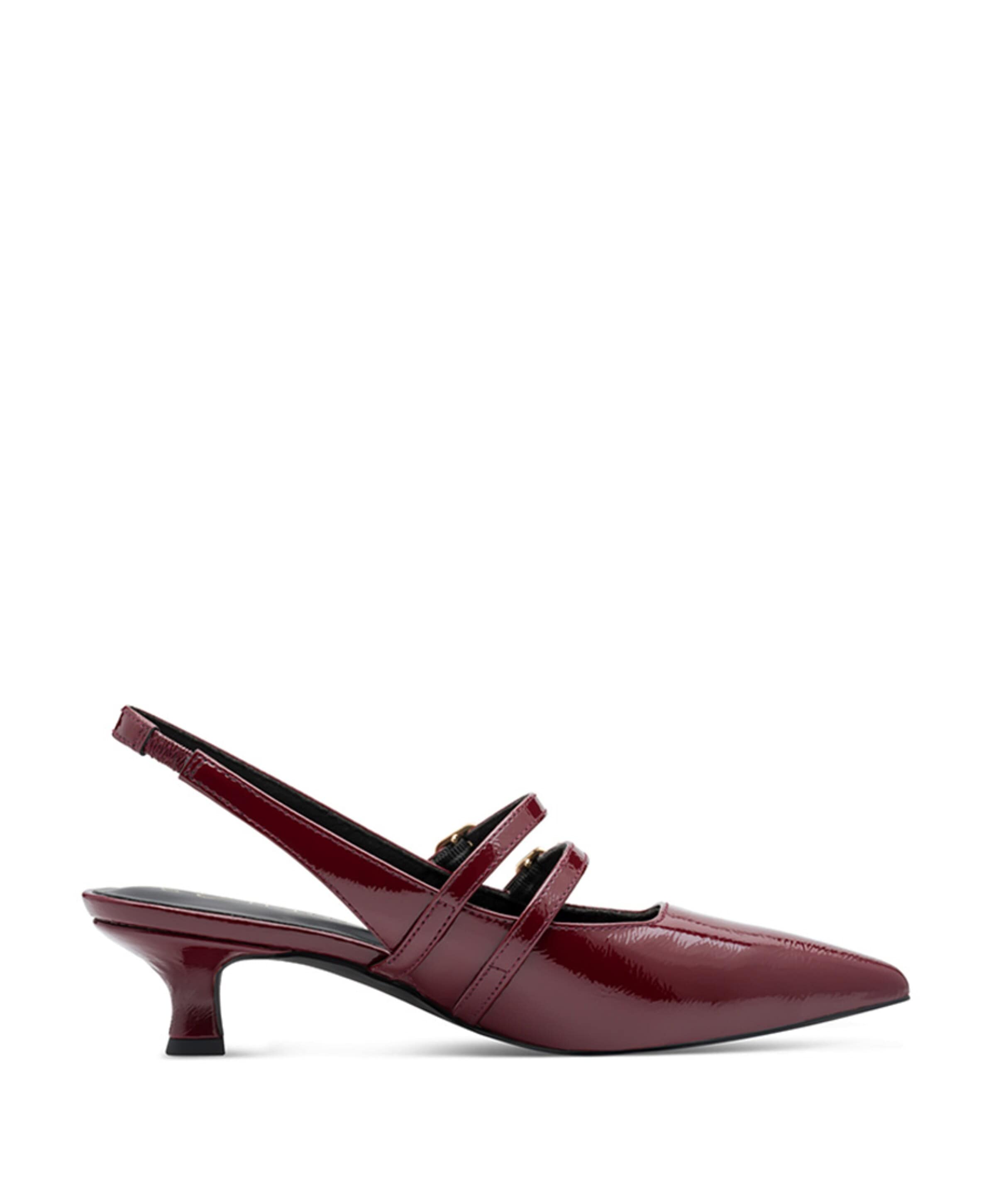 Marco tozzi dames slingbacks bordeaux
