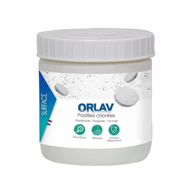 ORLAV - Pastilles de Javel chlorées - x150