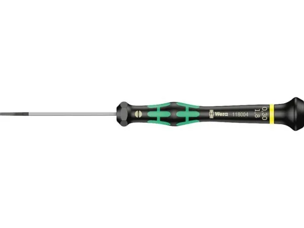 Wera 2035 elektronik-skruetrækker til lige kærv, 13 mm, 157 mm, 13 mm