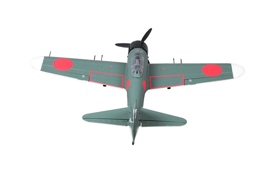 Warbird Mitsubishi Zero A6M5 1100 mm PNP<br>Japanischer Warbird mit elektrischem Einziehfahrwerk