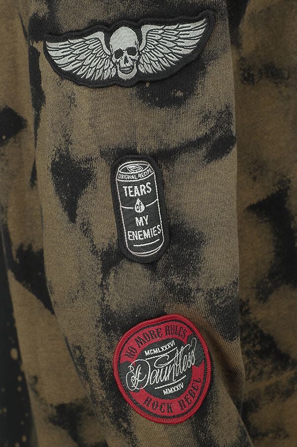 Sweat à Capuche Effet Délavé | Rock Rebel by EMP Sweat-shirt à capuche