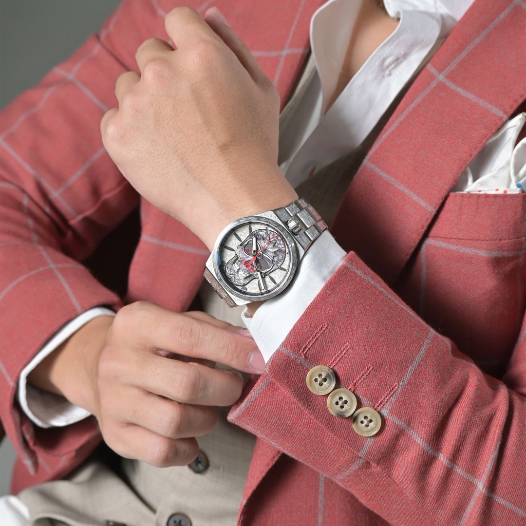 Bomberg Bolt-68 Neo Tattooed Skull Metal