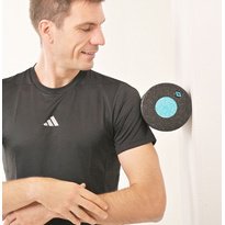 Rouleau de massage 2 en 1, noir/bleu