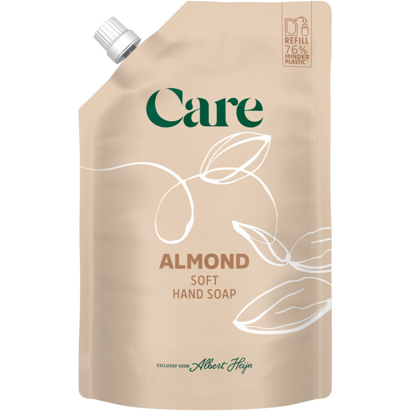 Care Almond soft hand soap refill